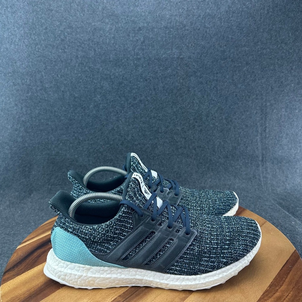 Adidas UltraBoost 4.0 Parley Size 11 CG3673 Carbon Blue Spirit